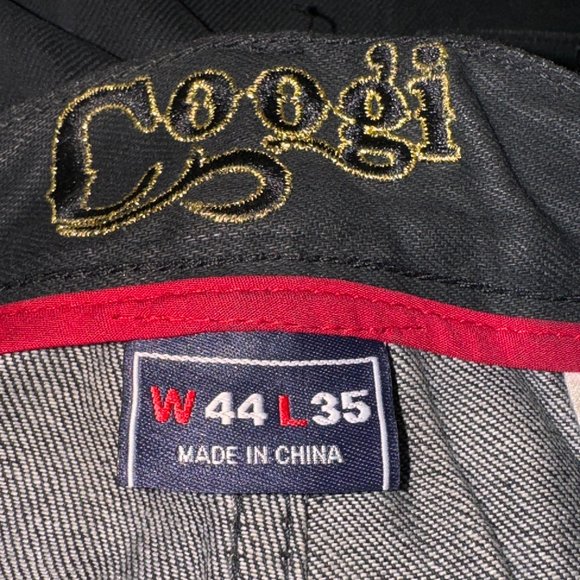 Coogi black  denim jeans W44 L35 - Picture 11 of 16